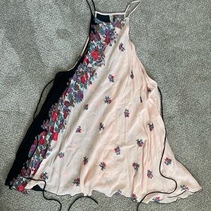 Free People high neck floral short dress size S